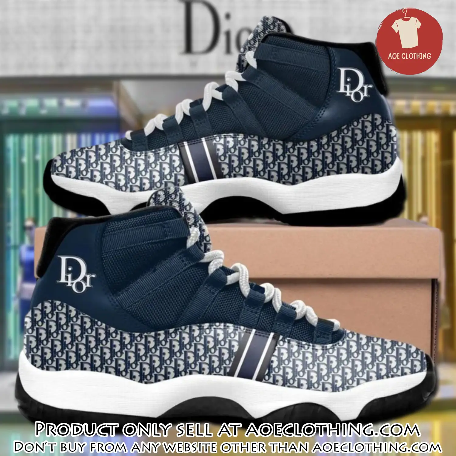 Dior luxury blue air jordan 11 shoes hot  dior sneakers gifts for men women aoe0446142